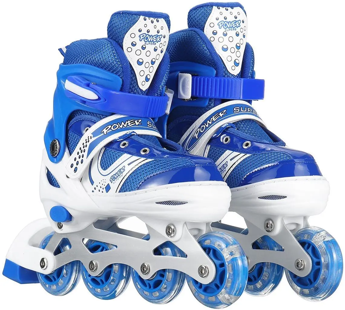 Patine cu role Sport Power Superb 31-34 84024 (Blue/White)