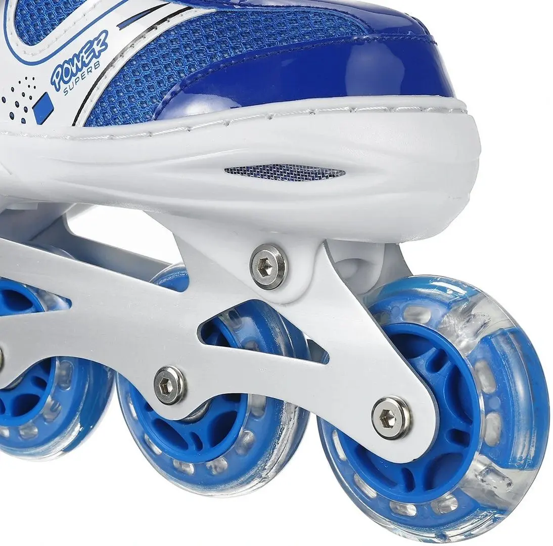 Patine cu role Sport Power Superb 31-34 84024 (Blue/White) - 4