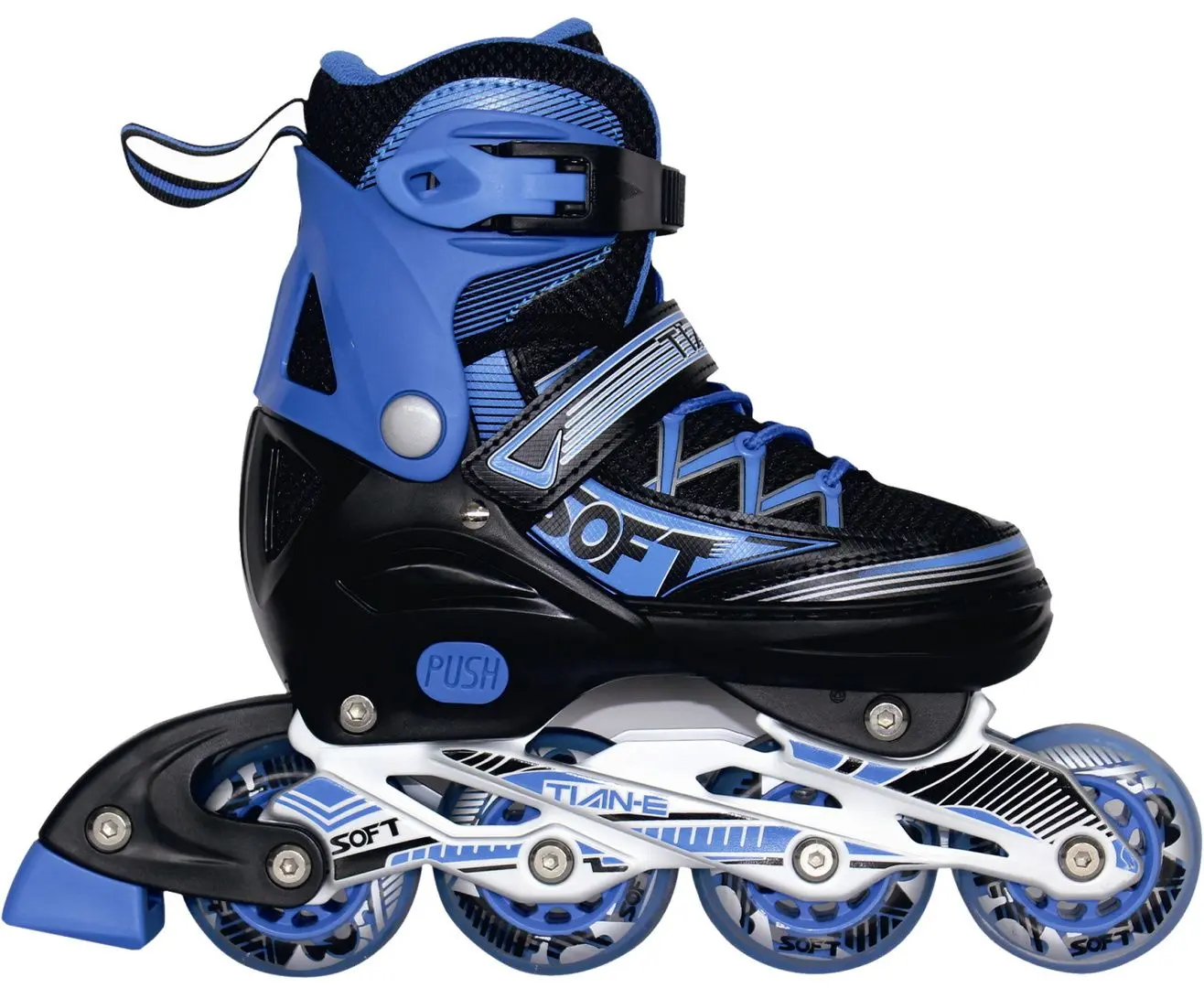 Роликовые коньки Sporter TE-781A 39-42 (Blue/Black)