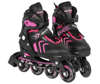 Роликовые коньки 2в1 SportTrike Port Skates 29-33 (Pink/Black)