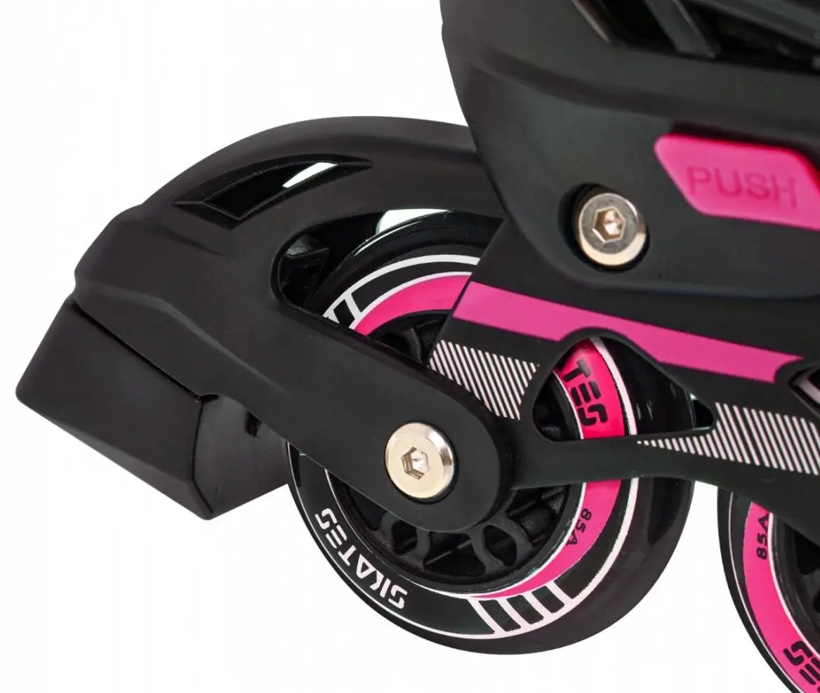Patine cu rotile 2in1 SportTrike Port Skates 29-33 (Pink/Black) - 8