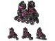 Роликовые коньки 2в1 SportTrike Port Skates 29-33 (Pink/Black)