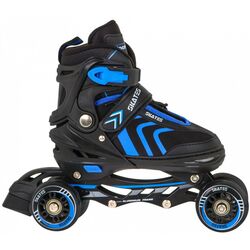 Роликовые коньки 4в1 SporTrike Inline Skates 29-33 (Black/Blue) Thumb