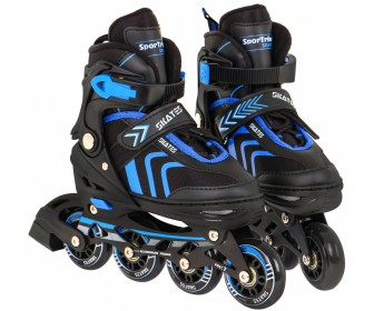 Роликовые коньки 4в1 SporTrike Inline Skates 29-33 (Black/Blue)