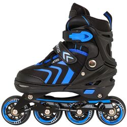 Роликовые коньки 4в1 SporTrike Inline Skates 29-33 (Black/Blue) Thumb