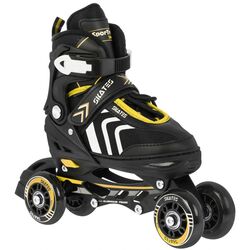 Роликовые коньки 4в1 SporTrike Inline Skates 29-33 (Black/Yellow) Thumb
