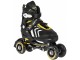 Роликовые коньки 4в1 SporTrike Inline Skates 29-33 (Black/Yellow)