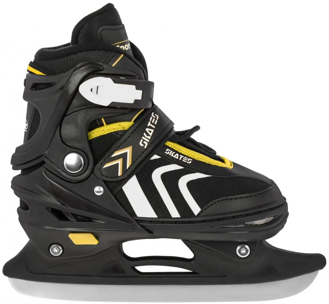 Роликовые коньки 4в1 SporTrike Inline Skates 29-33 (Black/Yellow) - 8