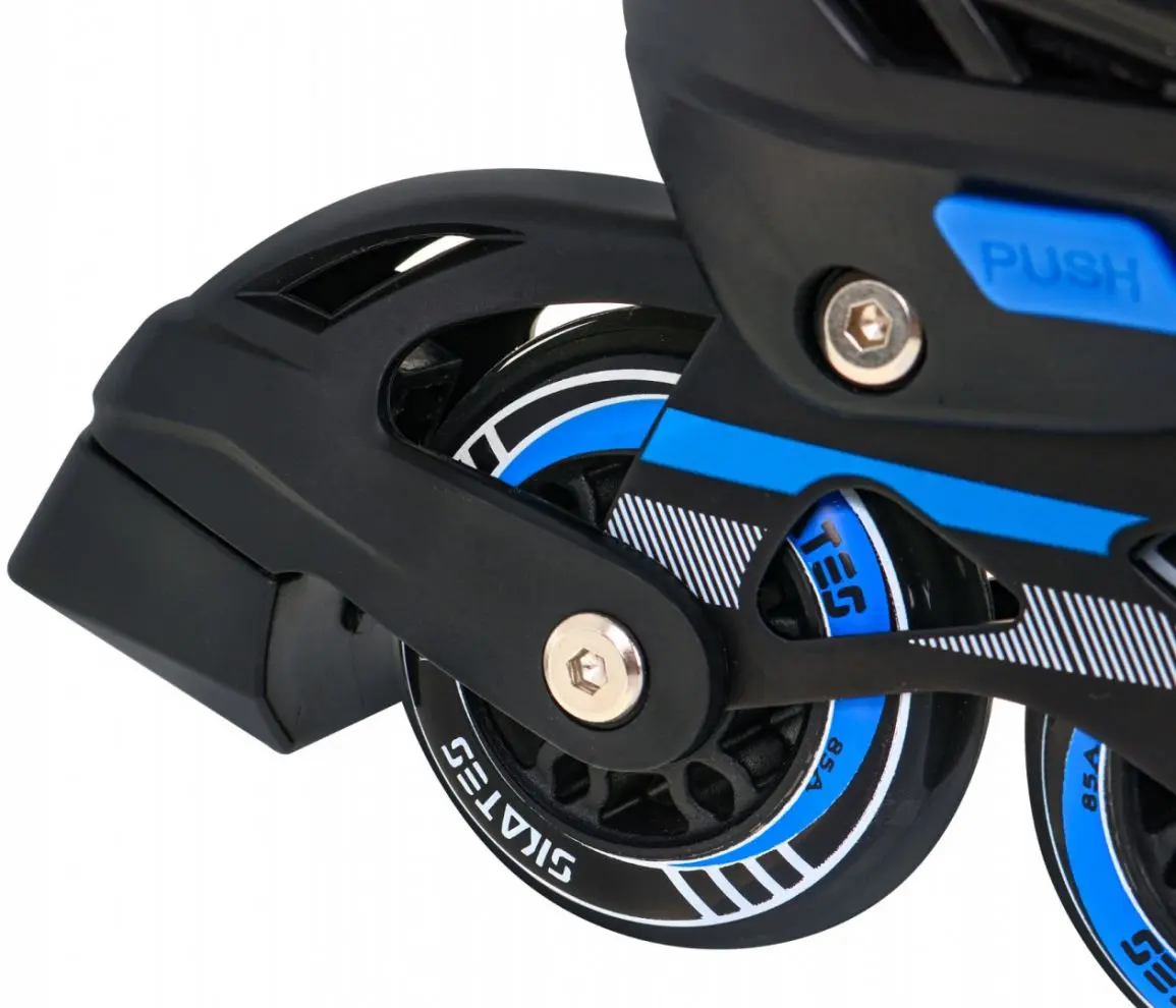 Patine cu rotile 4in1 SporTrike Inline Skates 34-38 (Black/Blue) - 4