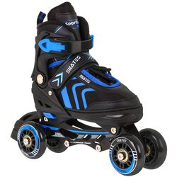Patine cu rotile 4in1 SporTrike Inline Skates 34-38 (Black/Blue) Thumb