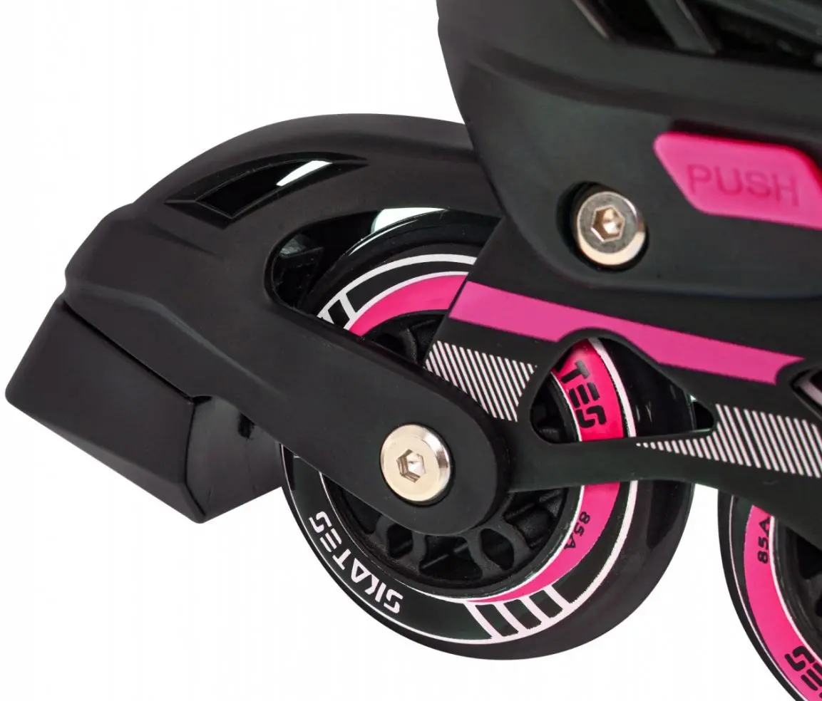 Patine cu rotile 4in1 SporTrike Inline Skates 34-38 (Black/Pink) - 3