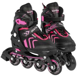 Patine cu rotile 4in1 SporTrike Inline Skates 34-38 (Black/Pink)