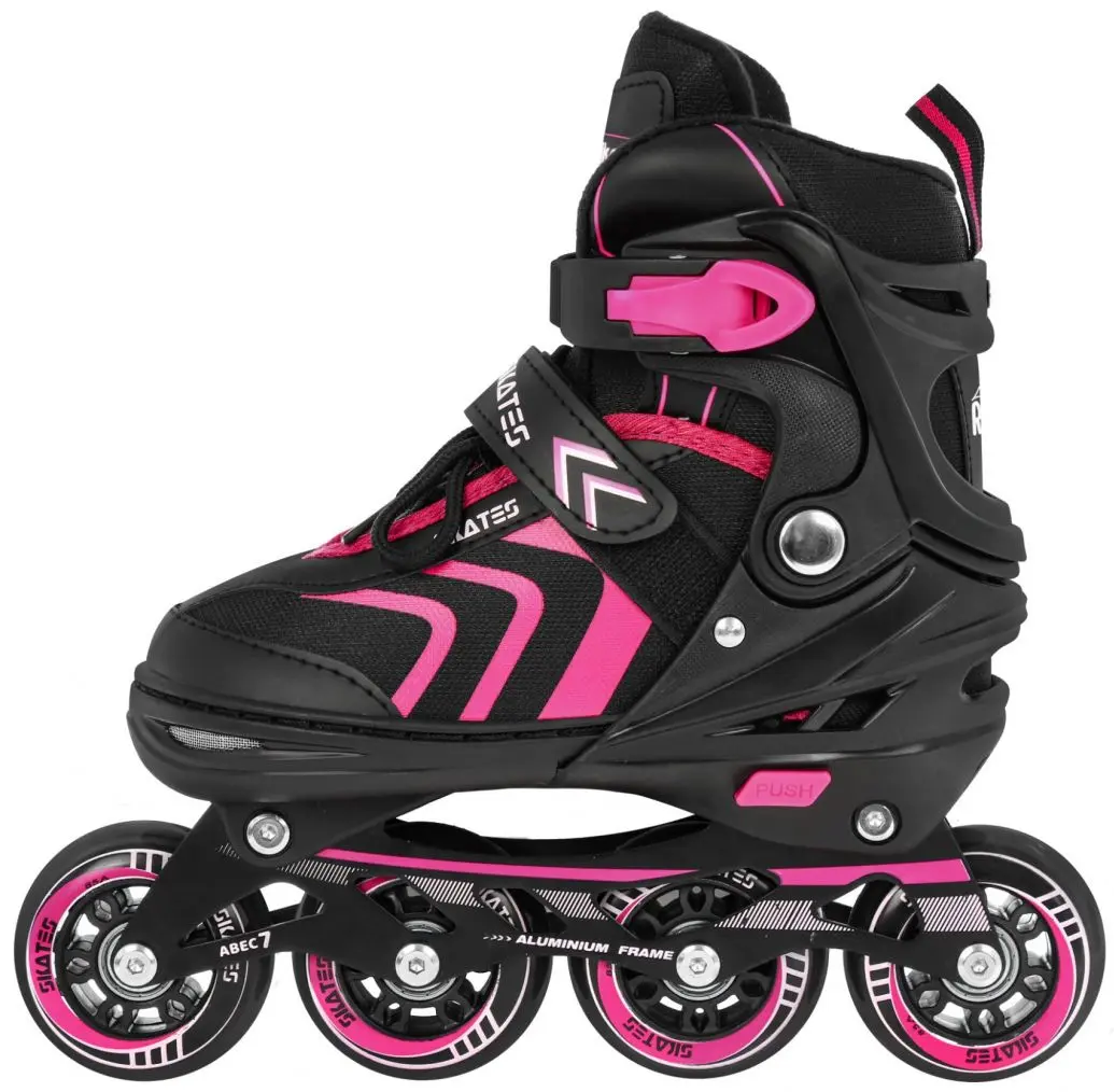 Patine cu rotile 4in1 SporTrike Inline Skates 34-38 (Black/Pink) - 6