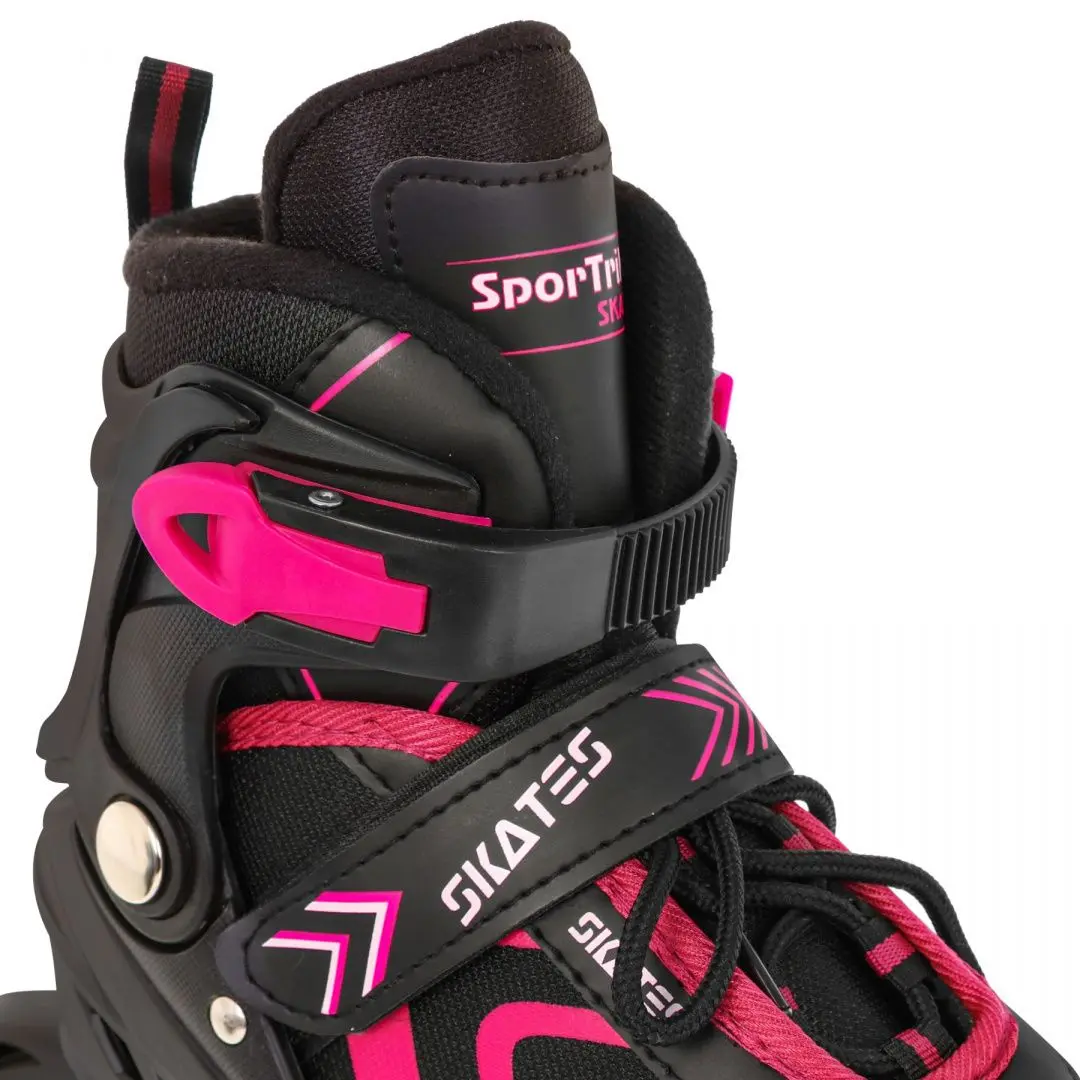Patine cu rotile 4in1 SporTrike Inline Skates 34-38 (Black/Pink) - 4