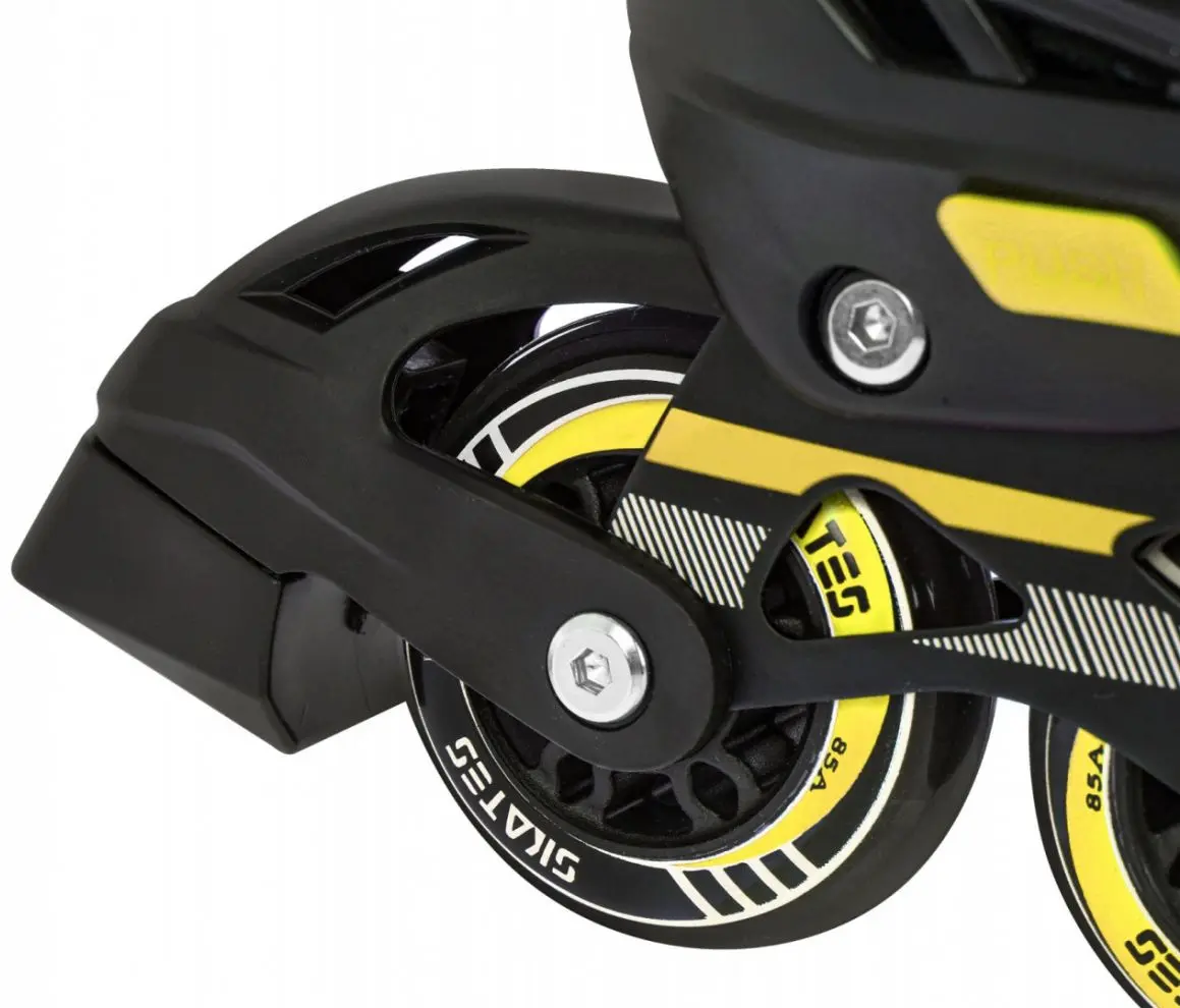 Patine cu rotile 4in1 SporTrike Inline Skates 34-38 (Black/Yellow) - 12