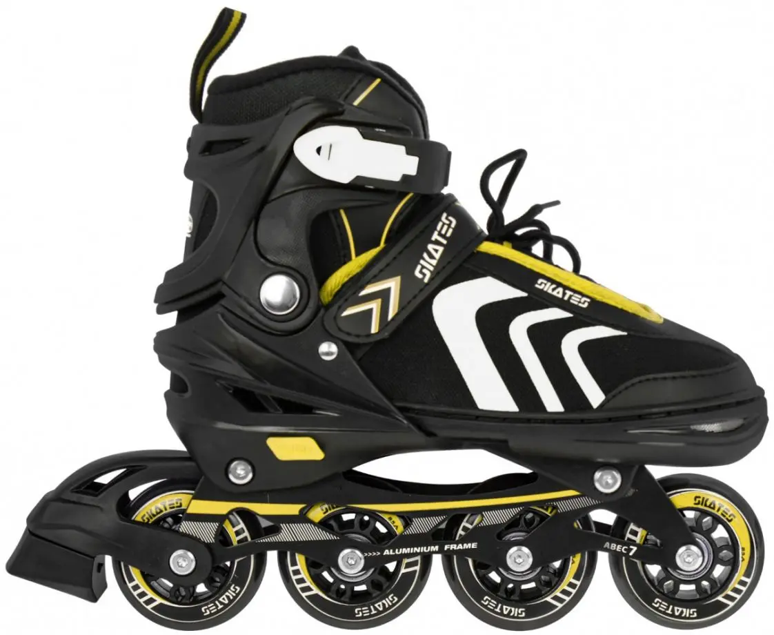 Patine cu rotile 4in1 SporTrike Inline Skates 34-38 (Black/Yellow) - 3