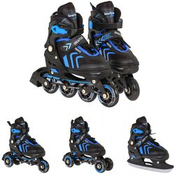 Patine cu rotile 4in1 SporTrike Inline Skates 39-43 (Black/Blue) Thumb