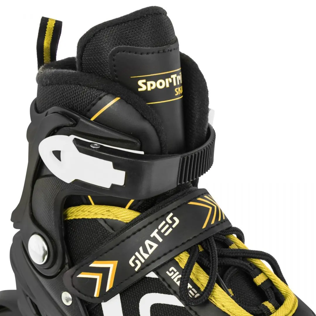 Patine cu rotile 4in1 SporTrike Inline Skates 39-43 (Black/Yellow) - 14