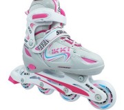 Роликовые коньки Sulov Ikki L 39-42 (White/Pink)