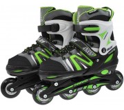 Роликовые коньки Sulov Marko L 39-42 (Black/Green)