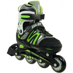 Patine cu rotile Sulov Marko L 39-42 (Black/Green) Thumb