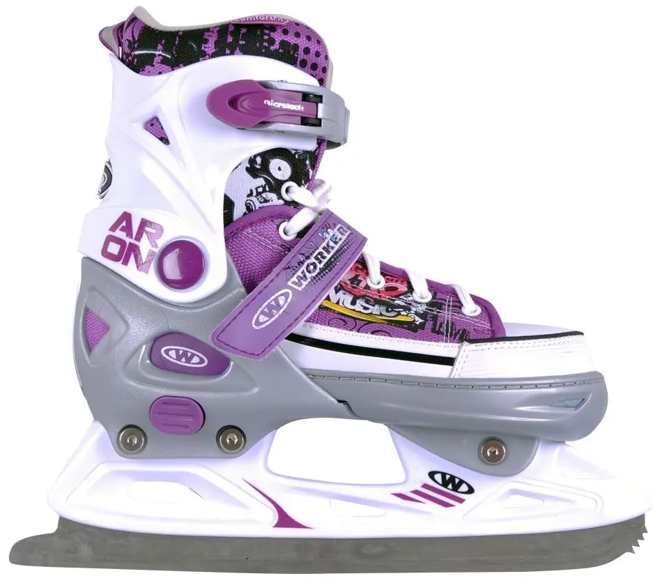 Роликовые коньки 2в1 Worker Aron 37-40 (White/Grey) - 2