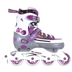 Роликовые коньки 2в1 Worker Aron 29-32 (White/Grey) Thumb