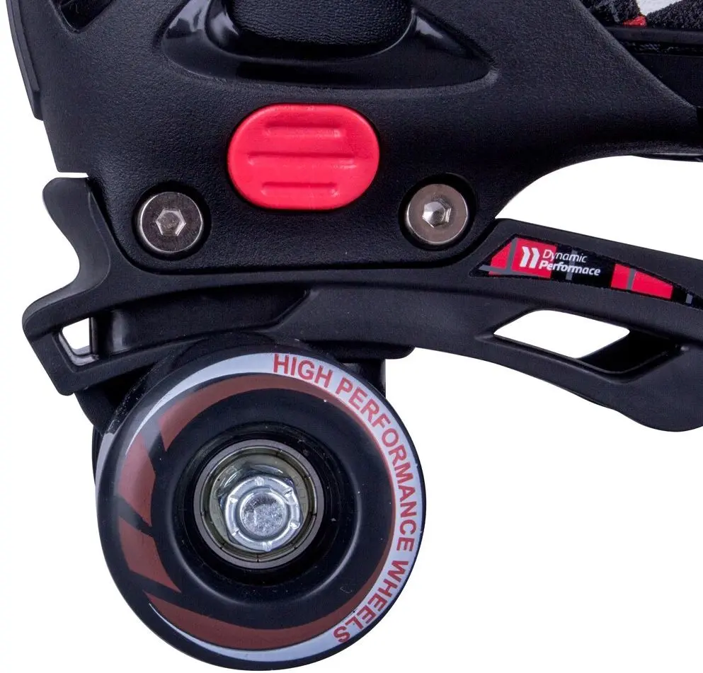 Patine cu rotile 2in1 Worker Denel 37-40 (Black/Red) - 11