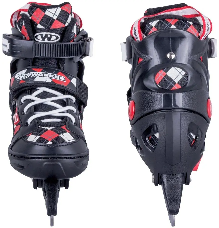 Patine cu rotile 2in1 Worker Denel 37-40 (Black/Red) - 4