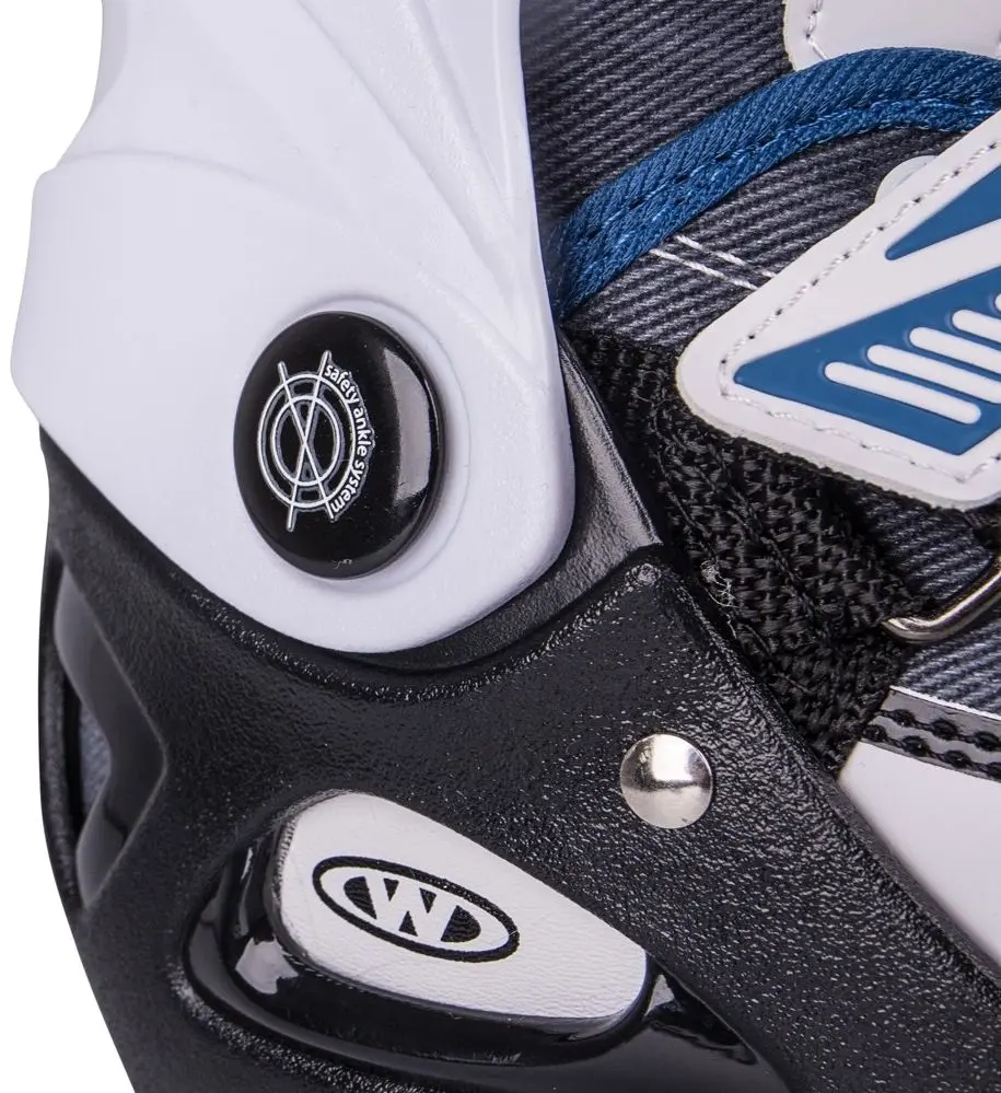 Роликовые коньки 2в1 Worker Gondo Blue 33-36 (White/Black) - 10