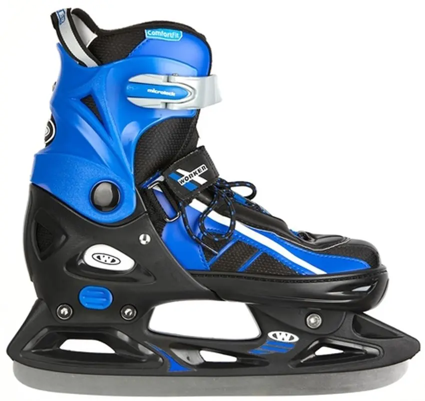 Patine cu rotile 2in1 Worker Lumine 40-43 (Black/Blue) - 3