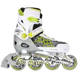 Роликовые коньки 2в1 Worker Naare 29-32 (White/Yellow) Thumb