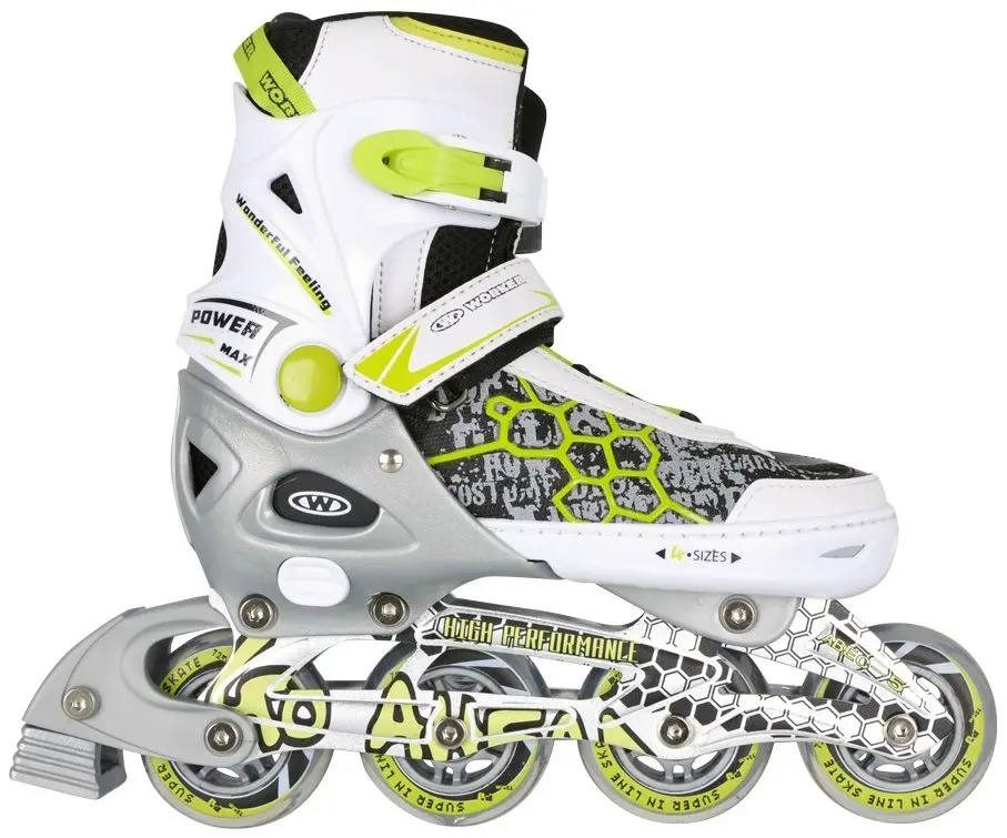 Роликовые коньки 2в1 Worker Naare 29-32 (White/Yellow) - 2