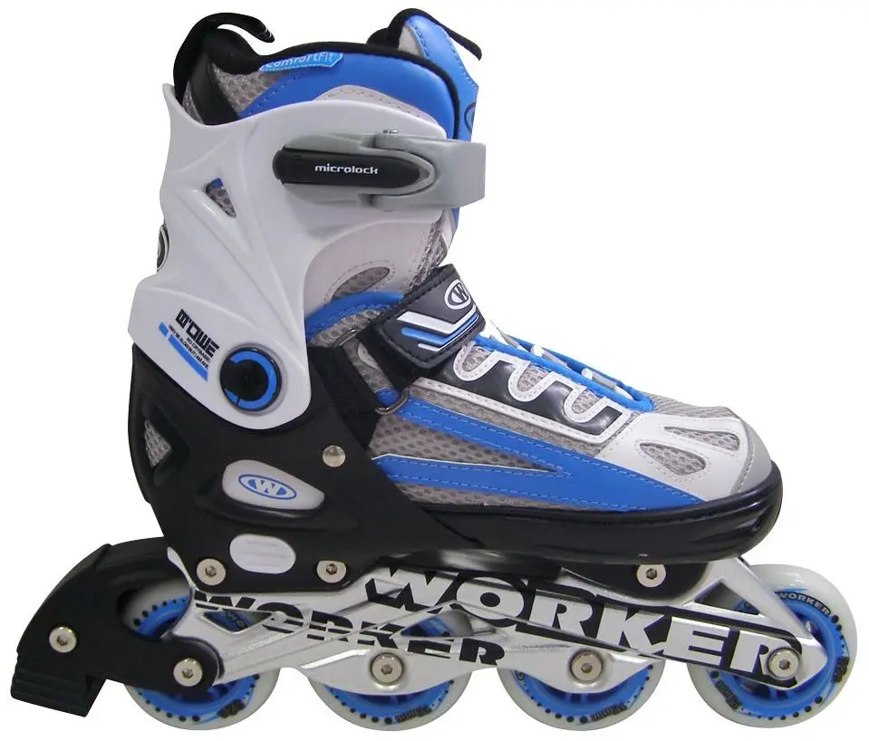 Роликовые коньки 2в1 Worker Nolan 29-32 (White/Blue) - 2