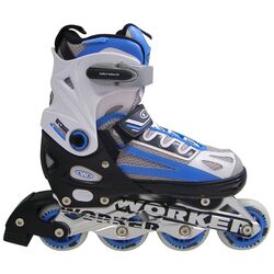 Роликовые коньки 2в1 Worker Nolan 40-43 (White/Blue) Thumb