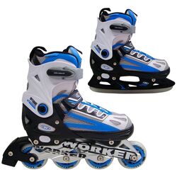 Patine cu rotile 2in1 Worker Nolan 40-43 (White/Blue)