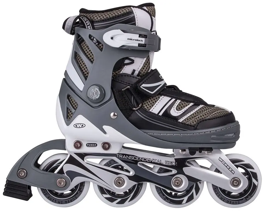 Patine cu rotile 2in1 Worker Tifero 35-38 (Grey/White) - 3