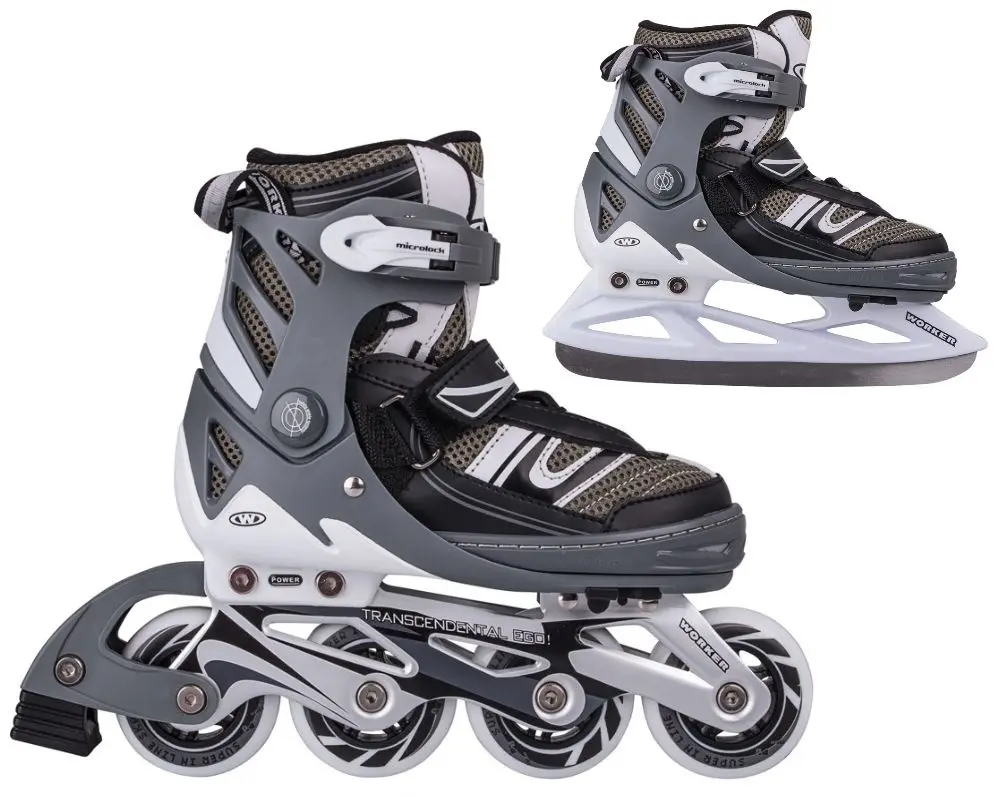 Patine cu rotile 2in1 Worker Tifero 35-38 (Grey/White)
