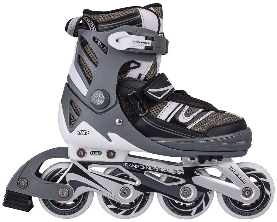 Patine cu rotile 2in1 Worker Tifero 39-42 (Grey/White) - 3
