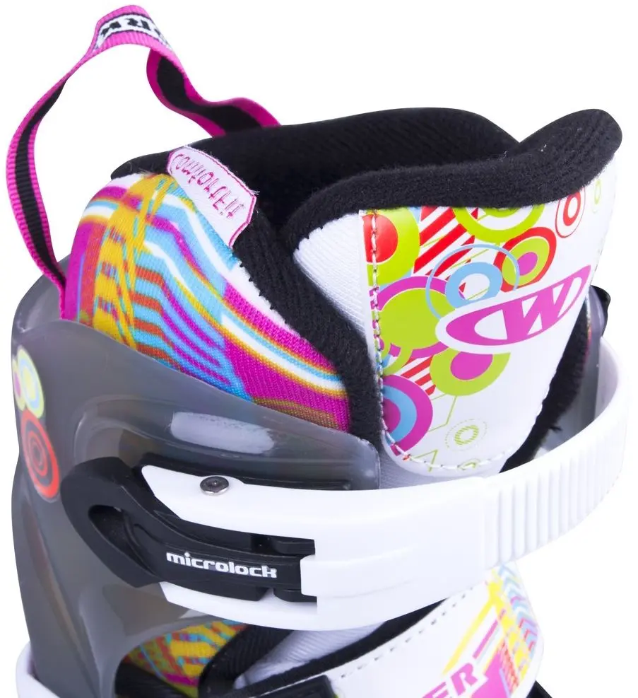 Роликовые коньки Worker Picola LED XS 26-29 (White) - 4