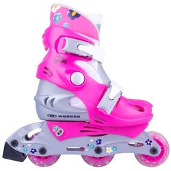 Patine cu rotile Worker Polly 575-L 38-41 (Pink)