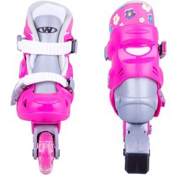 Patine cu rotile Worker Polly LED 30-33 (Pink/Turquoise) Thumb