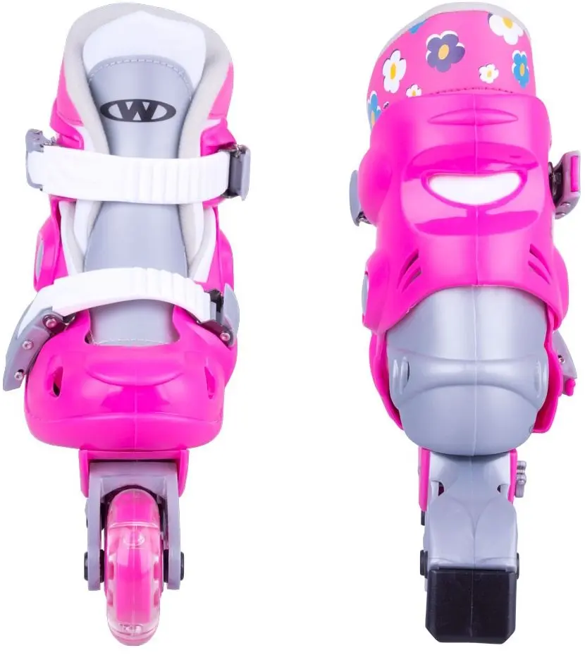 Patine cu rotile Worker Polly LED 30-33 (Pink/Turquoise) - 3