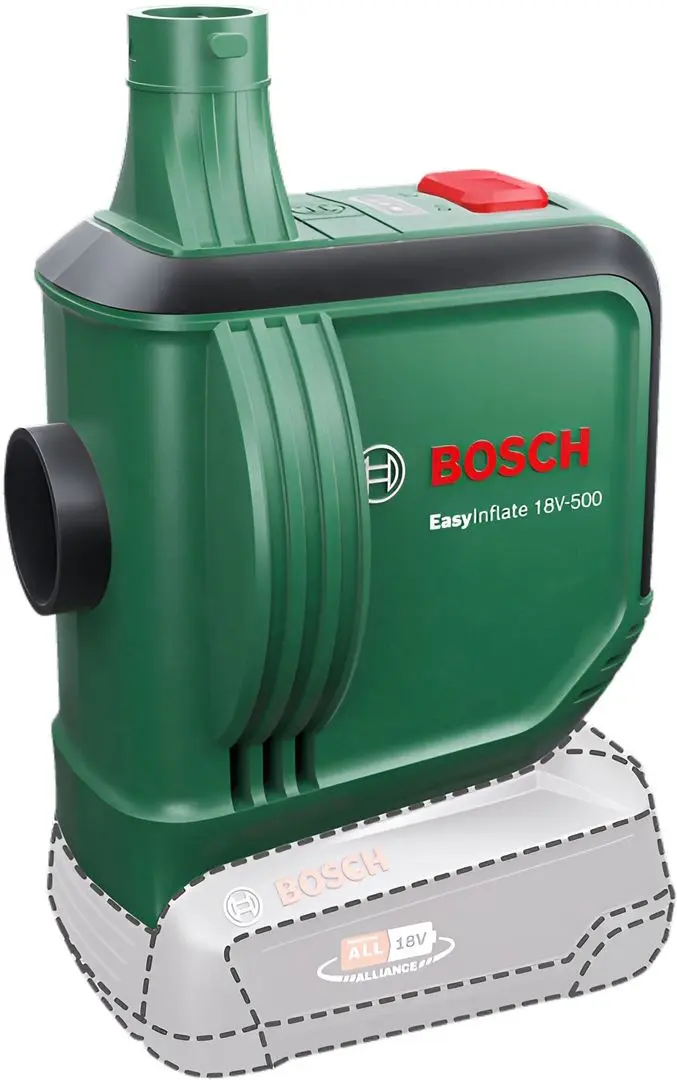 Pompă cu acumulator Bosch EasyInflate 18V-50 (Green/Black)