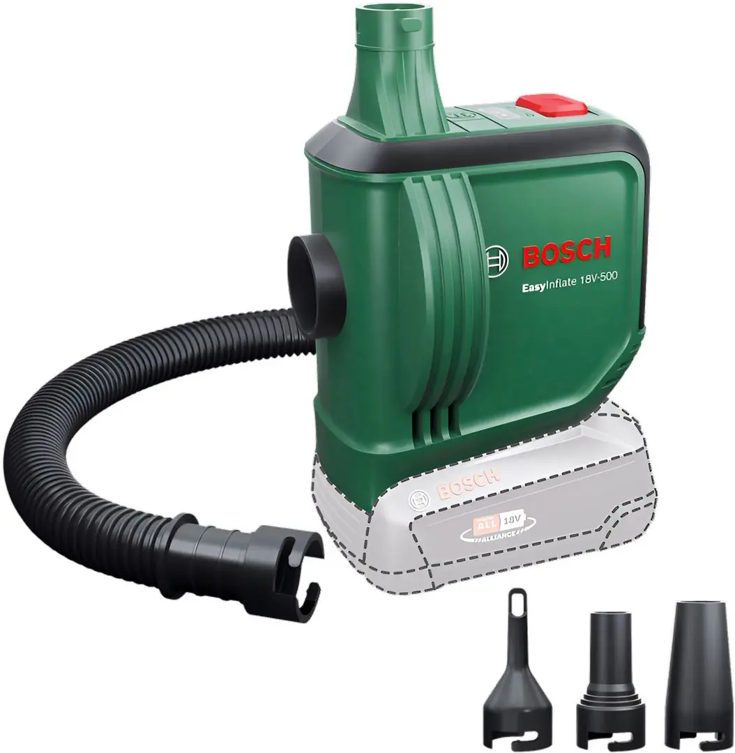 Pompă cu acumulator Bosch EasyInflate 18V-50 (Green/Black)