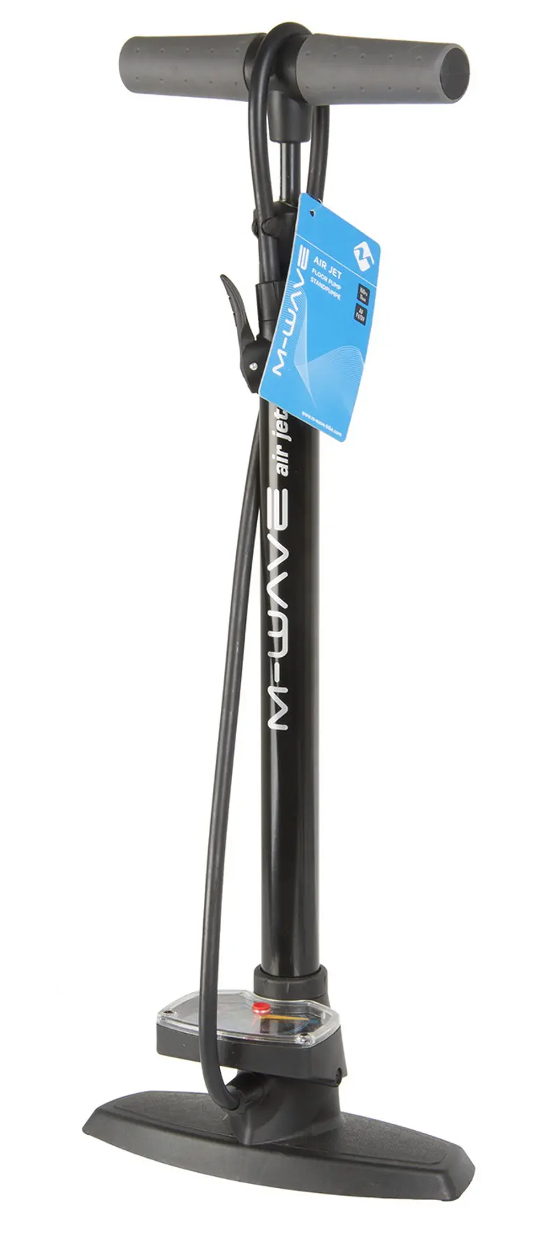 Pompa manuala Messingschlager M-WAVE Air Jet w/3.5 (Black)