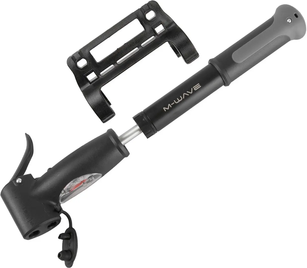 Pompa manuala mini Messingschlager M-WAVE Double Shot B (Black)