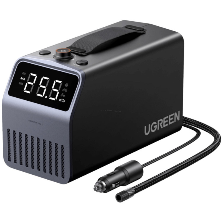 Pompă portabilă pentru anvelope Ugreen ET723 (Black)