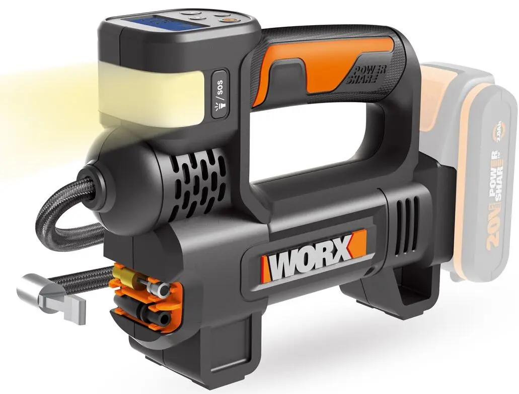 Аккумуляторный насос Worx WX092.9 (Black/Orange)