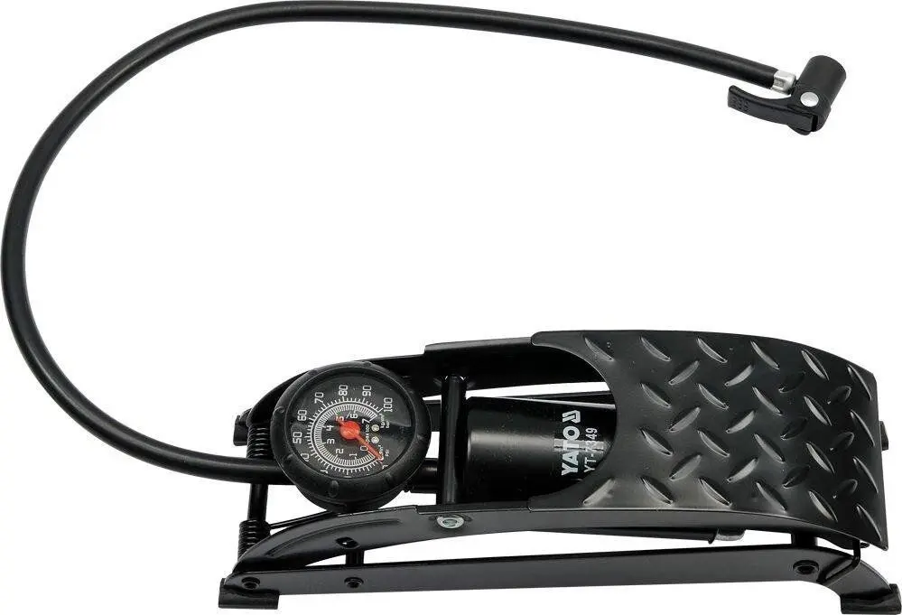 Pompa de picior cu manometru Yato YT-7349